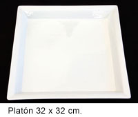 Platón 32 x 32 cm.